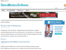 Tablet Screenshot of nmtribune.com